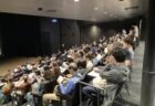Today’s RRR film screening at Ryukoku university was a great success, with the audience almost filling the venue.